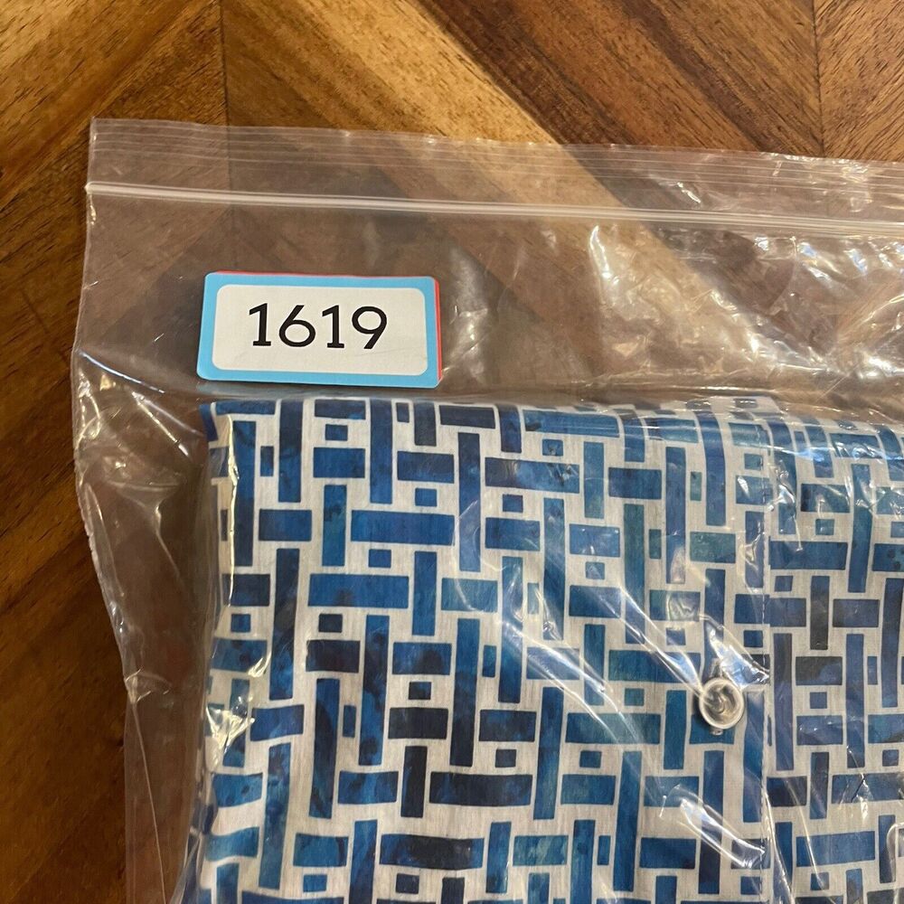 Robert Graham Shirt Long Sleeve Button Up Slim Fit Flip Cuff Geometric Mens XXL - Picture 9 of 9